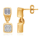 Yellow Gold Diamond Legendary Earrings