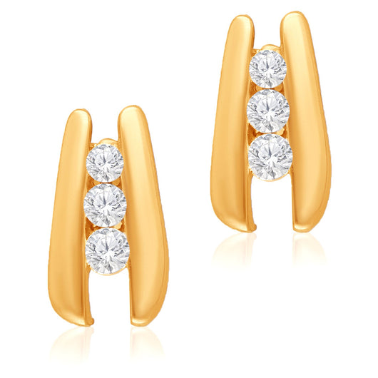 Yellow Gold Diamond Eternal Earrings