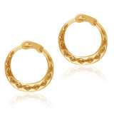 Yellow Gold Diamond Eternal Earrings