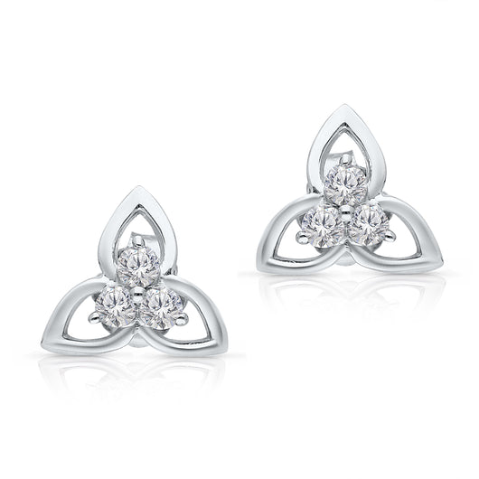 Kallati White Gold Diamond Eternal Earrings