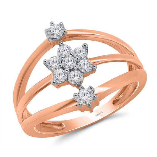 Kallati Diamond Eternal Ring in 14K Rose Gold