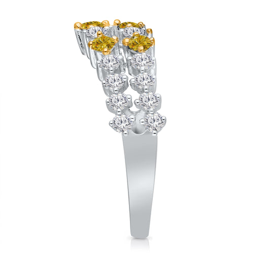Kallati Eternal Diamond Ring in 14K Two-Tone Gold
