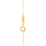 Yellow Gold Ruby & Diamond Infinite Necklace