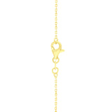 Yellow Gold Diamond Eternal Necklace