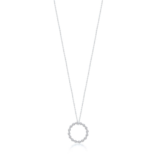 White Gold Diamond Eternal Necklace