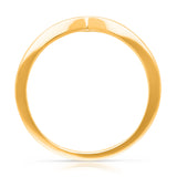Kallati Eternal Diamond Hamsa Ring in 14K Two-Tone Gold