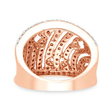 Rose Gold Coco & White Diamond Eternal Ring