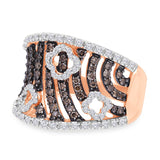 Rose Gold Coco & White Diamond Eternal Ring