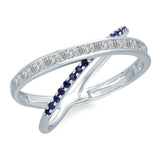 White Gold Sapphire & Diamond Legendary Ring