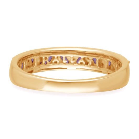 Yellow Gold Tanzanite & Fancy Yellow Diamond Renaissance Ring