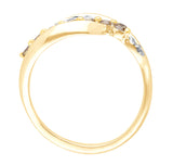 Yellow Gold Yellow and White Diamond Eternal Ring