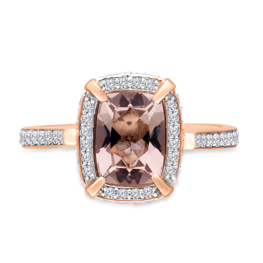 Pink Morganite Engagement Ring