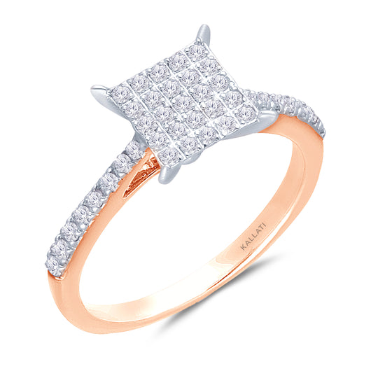 Square Diamond Shape Engagement Ring | Diamond rings engagement princess cut,  Square engagement rings, Princess cut engagement rings
