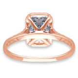 Rose Gold Yellow & White Diamond Eternal Ring