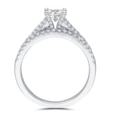 Kallati Eternal Diamond Engagment Ring in 14K White Gold