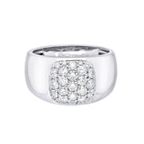 White Gold Diamond Men's Ring