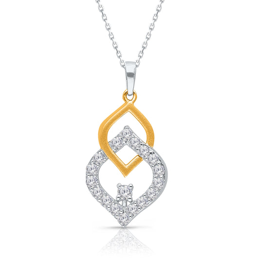 Kallati Eternal Two-Tone Gold Diamond Pendant