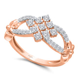 Kallati Diamond Eternal Ring in 14K Rose Gold