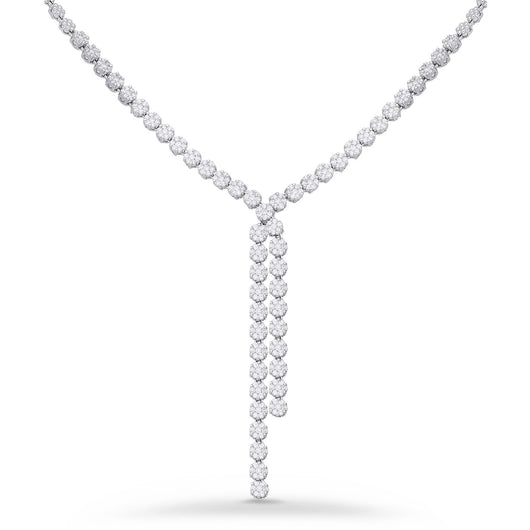 White Gold Diamond Eternal Necklace